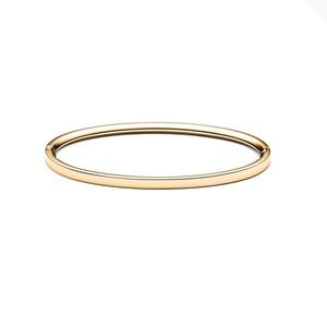 MVMT Gold Ellipse Bangle Thin